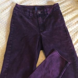 H&M Purple Jeans